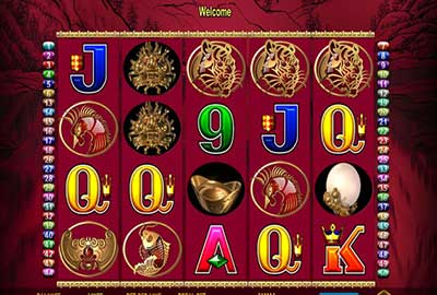 50 dragons online pokie from Aristocrat