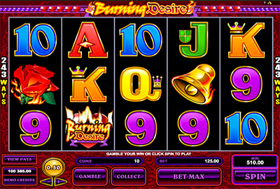 Play burning desire online - free and real money no deposit.